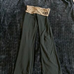 Victoria's Secret PINK Leopard Yoga Pants